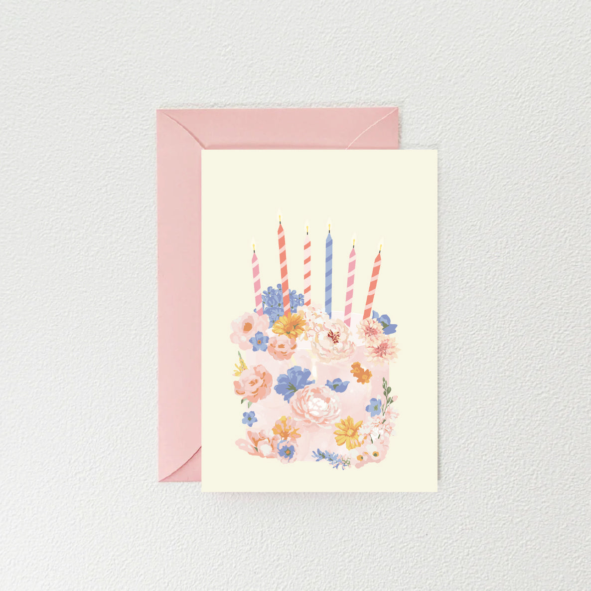 【花開蛋糕】生日祝福卡