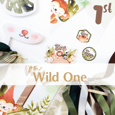 【Wild ONE】叢林冒險！寶寶一歲生日探險家布置盛典🦁🌿